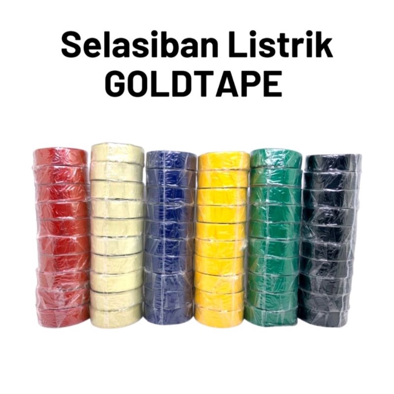 

Selasiban/isolasi Listrik HITAM/VTRO/ABC Per Roll isi 10pcs