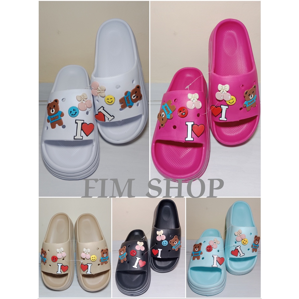 SANDAL KARET SLOP WANITA MURAH/DULUX/SANDAL FUJI