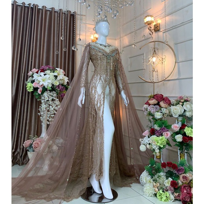 KEBAYA AKAD SEMATA KAKI FUL PEYET | KEBAYA  MURAH |GAUN GAUN PENGANTIN/AKAD MODREN KAKI/KEBAYA IBU