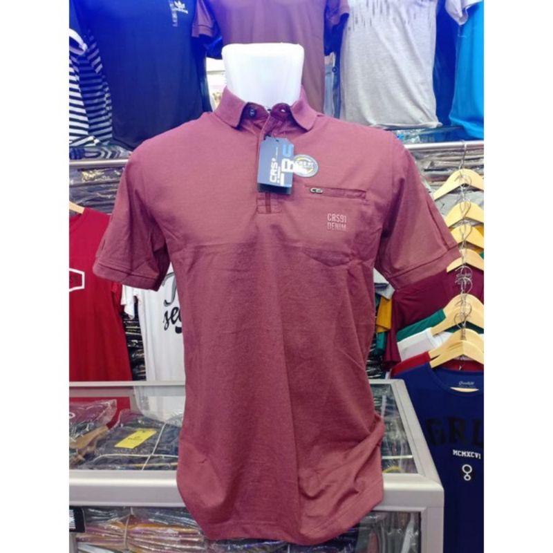 Kaos Kerah Polo Pria Dewasa Merk HgoClass atau Cressida Original Distro M L XL XXL Bahan Katun CRS91 CSD Kerah Cresida Polos Polo Boss Premium Ukuran Kaos Kerah Bapak Bapak Kresida CRS