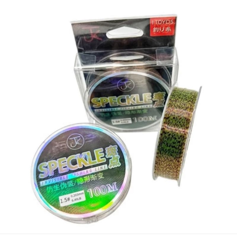 Senar Pancing SPECKLE 100M | Bunglon | Size : 0.16mm - 0.46mm