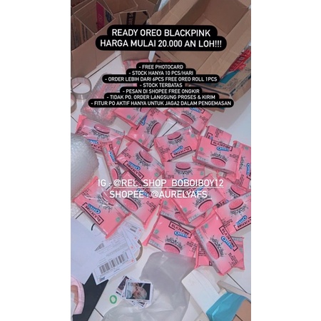 Oreo Blackpink LIMITED EDITION FREE PHOTOCARD TERMURAH || READY SIAP KIRIM TIDAK PO