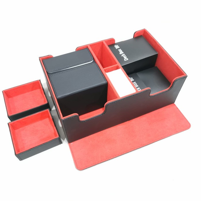 TCG PREMIUM DECK BOX STORAGE HEADQUARTER COMPETITIVE COMPETITION DECK