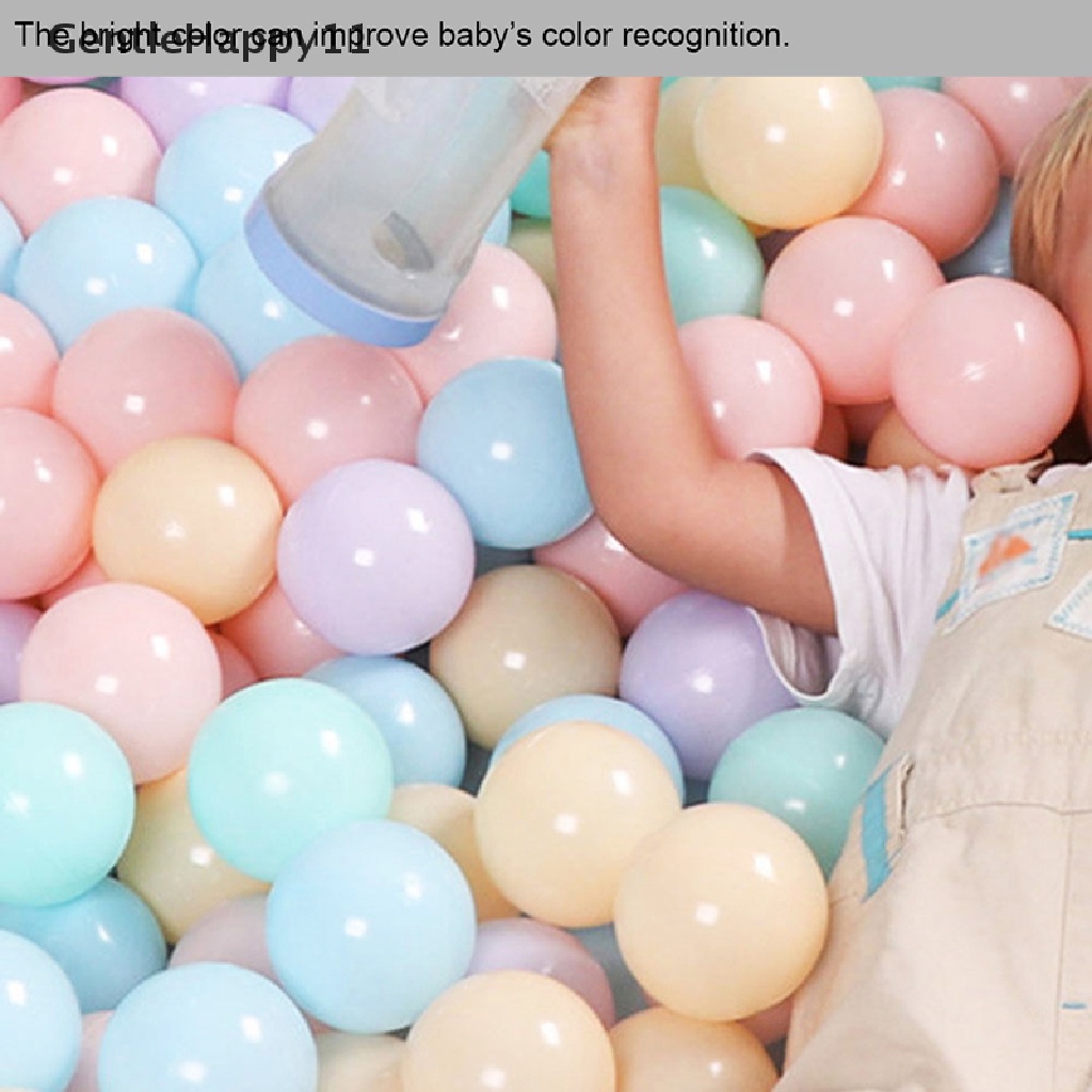 GentleHappy Funny 100/200 Colorful Ball Soft Plastic Ocean Ball Baby Kids Swim Pit Pool Toys id