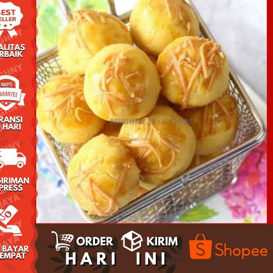 

[KODE PRODUK QELRN4676] Kue Kering nastar nanas wisman / Kue Nastar Nanas Isi 250 gram (1/4 Kg ) / kue nastar isi nanas toping keju / kue homemade / kue lebaran