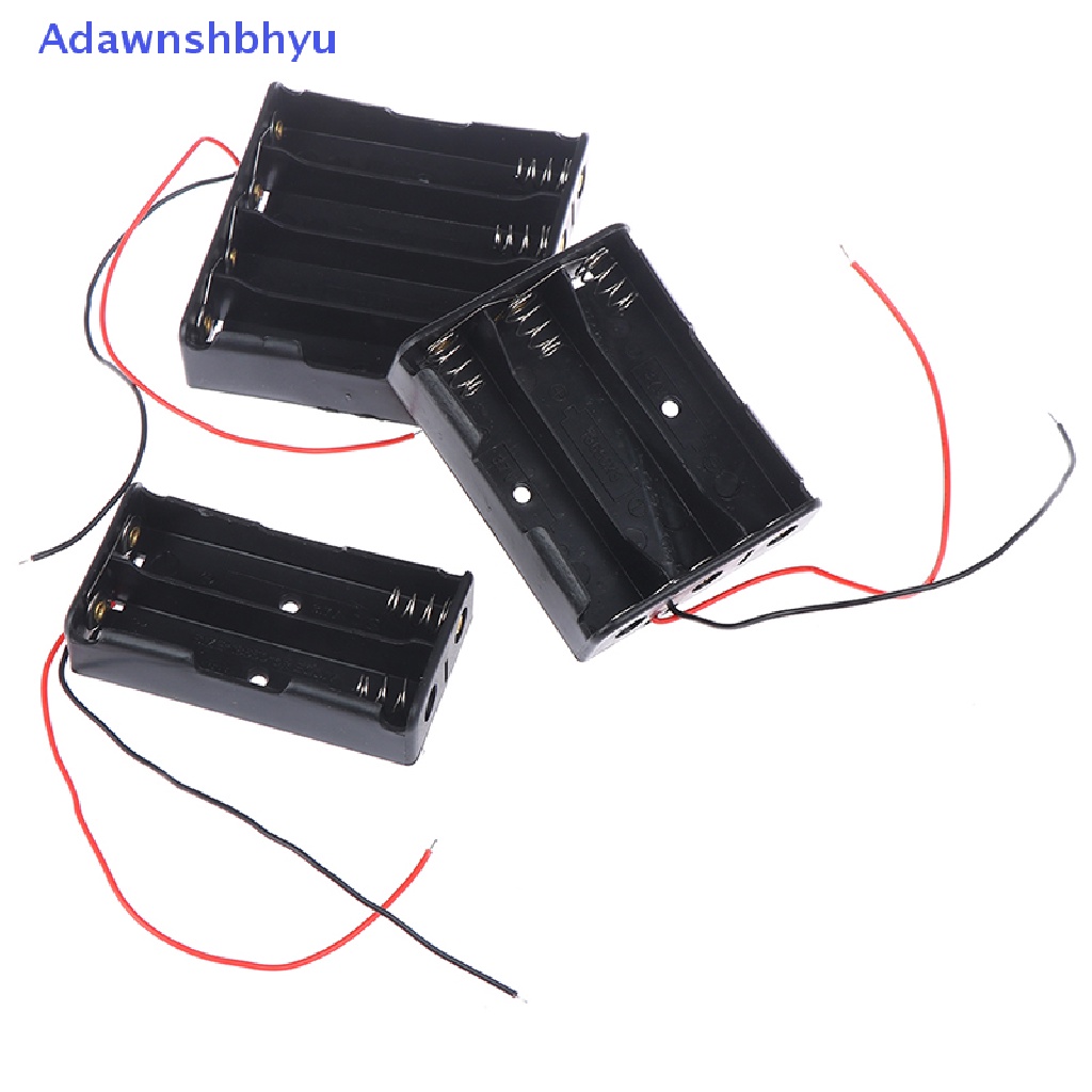 Adhyu 1PC Tempat Penutup Case Penyimpanan Bahan Plastik Li-ion Untuk2Per3 /4x3.7V 18650 DIY ID