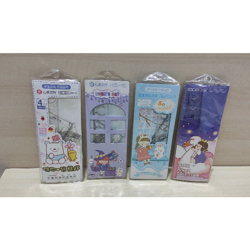 

penggaris set 20cm Fancy