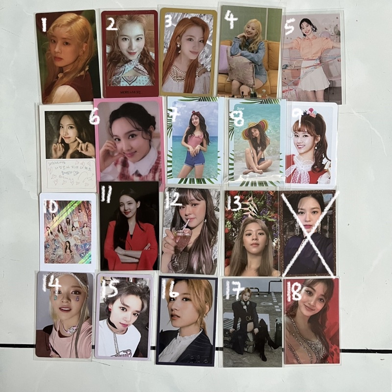 wts pc photocard twice official murah nayeon jeongyeon sana jihyo dahyun pob web group twicelight su