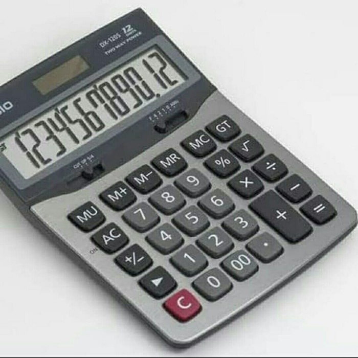 

TERBAIK KALKULATOR/CALCULATOR DESKTOP/CASIO DX-120S/BIG DISPLAY/ORIGINAL#