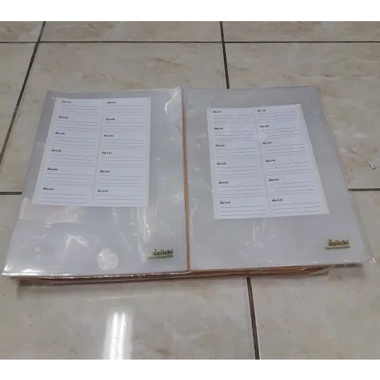 

TERMURAH Map L Daichi Uk A4 atau Folio Warna Bening Code 2280
