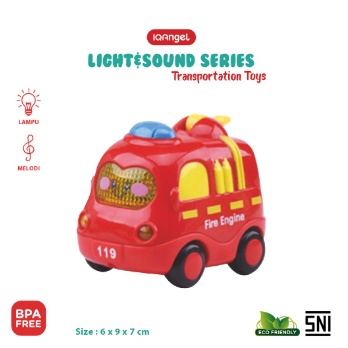 BABIESFIRST IQBT0147 LIGHT&amp;SOUND TRANSPORTATION CAR TOYS Mainan Bayi