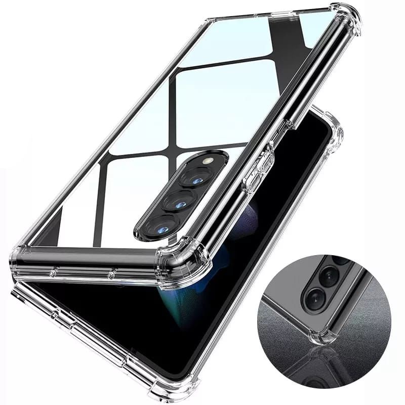 Soft case bening acrylic anti crack Samsung Z Fold 2 Z Fold 3 Z Fold 4 Z Fold 5