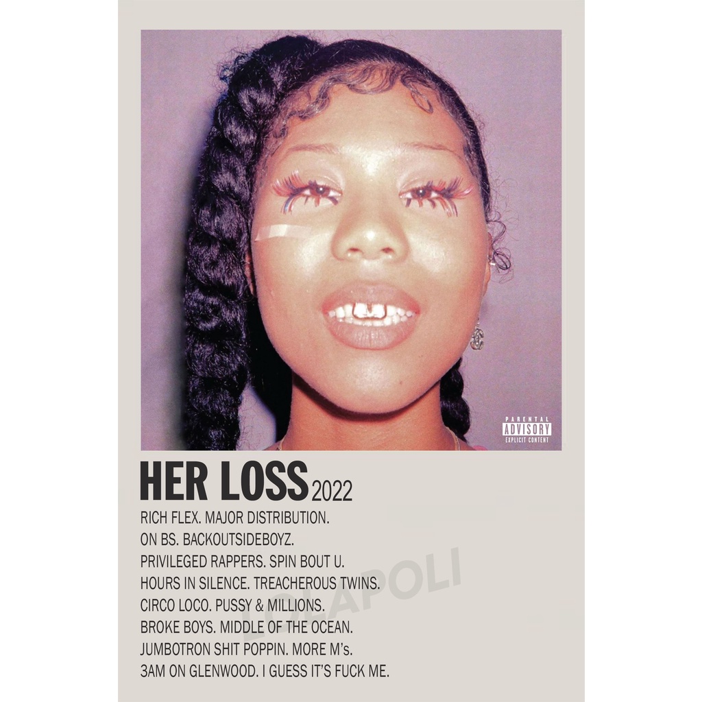 Poster Cover Album Her Loss - Drake &amp; 21Savage