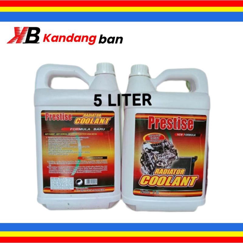 AIR RADIATOR / AIR COOLANT PRESTISE 5 LITER WARNA MERAH