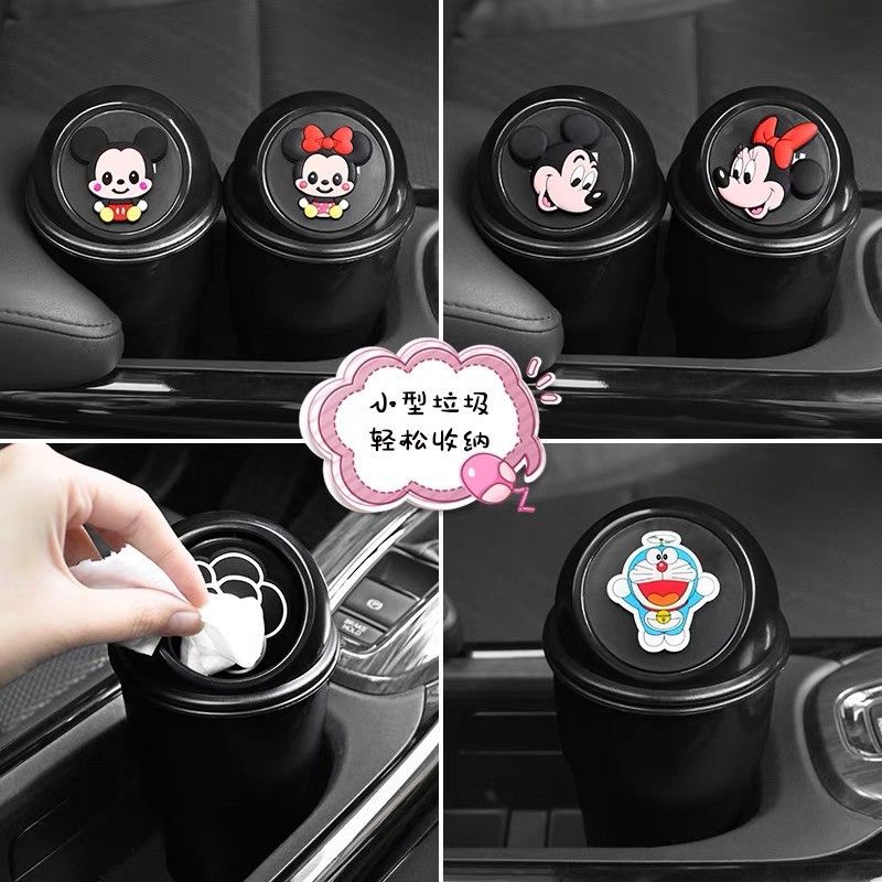 tempat sampah mobil mickey minnie