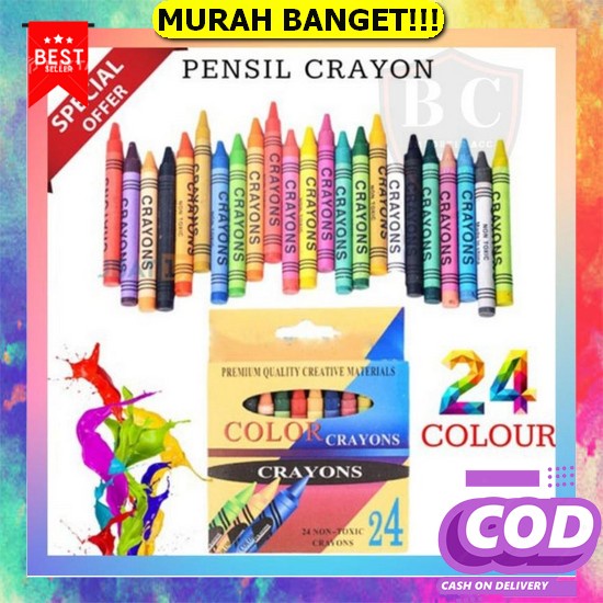 

Crayon Art Set 150 Pcs Paket Mewah / Crayon Warna Karakter Kartun / Pensil Warna Anak Alat Gambar Koper / Alat Melukis Dan Menggambar Crayon Isi 24 Warna / Pensil Mewarnai Menggambar Crayon Set 24 Pcs Art