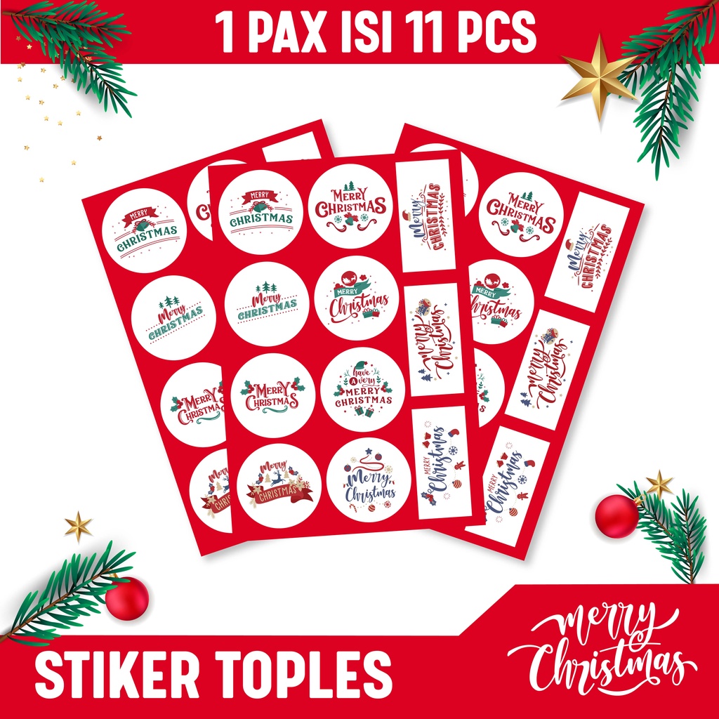 

Stiker Toples | Stiker Natal Merry Christmas | Sticker Bulat | Stiker Kemasan Parcel | Sticker Hampers
