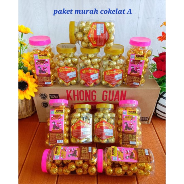 

paket coklat golden ball