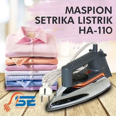 SETRIKA MASPION HA-110 / SETRIKAAN MASPION / GOSOKAN MASPION HA110
