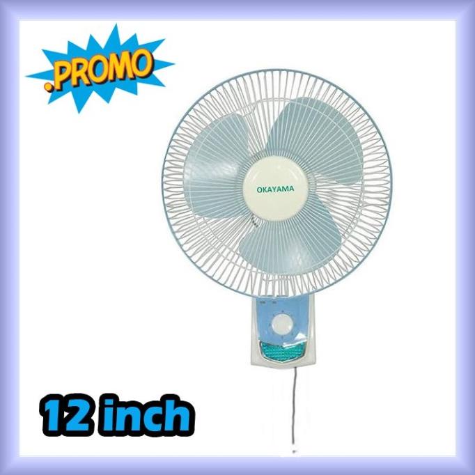 KIPAS ANGIN DINDING OKAYAMA 12 INCHI