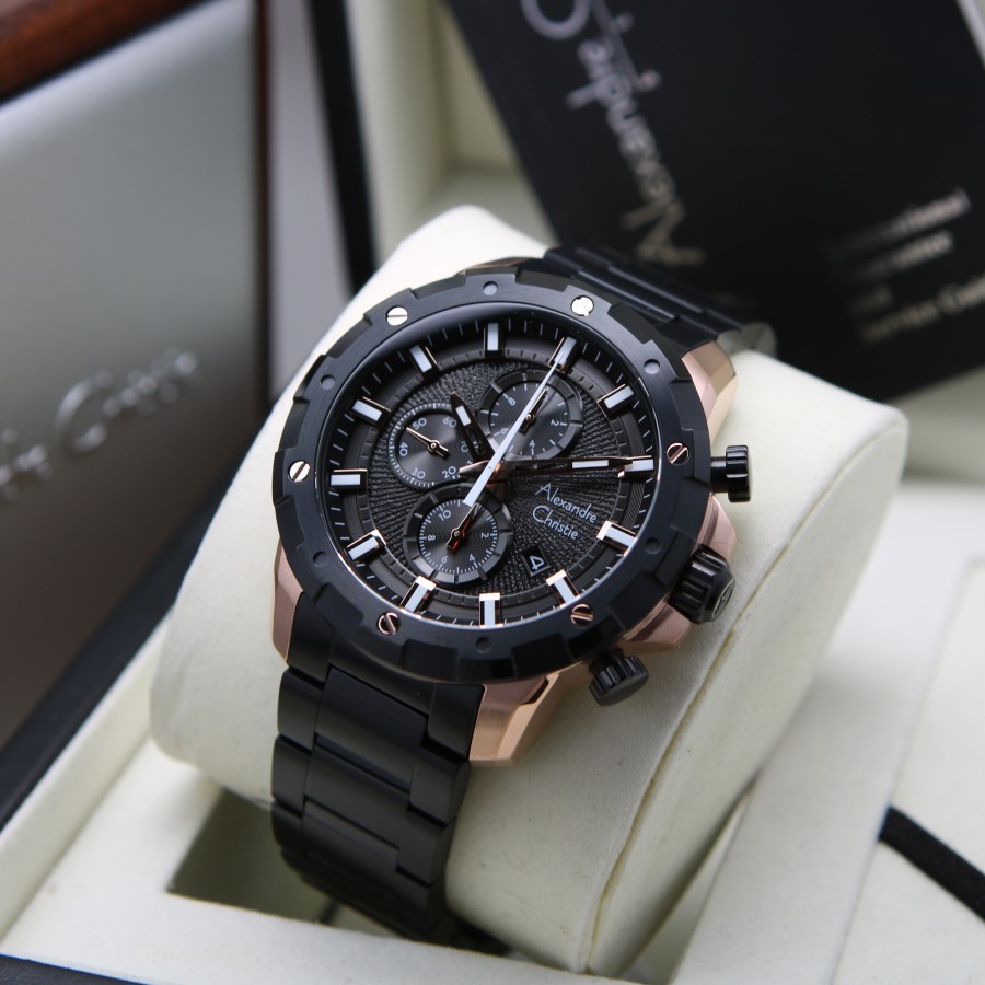 JAM TANGAN PRIA Alexandre Christie AC 6602 MC BBRBA AC 6602 MCBBRBA Original Murah