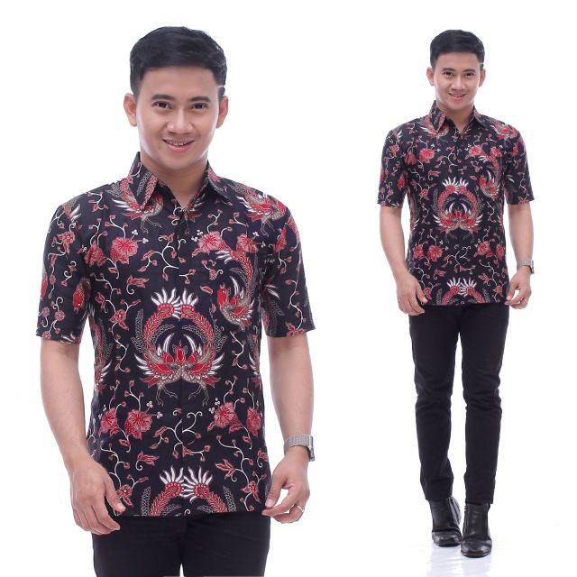 KEMEJA BATIK PRIA LENGAN PENDEK MOTIF TERLARIS