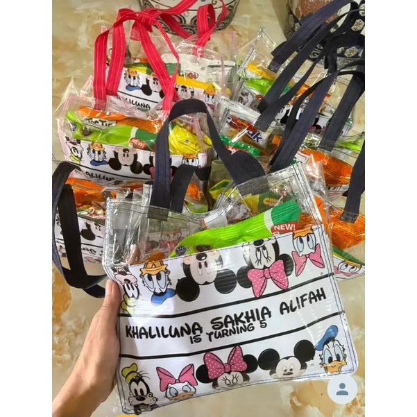 Hampers Snack  Ulang Tahun Godie Bag Mika Paket Snack Ultah Godie Bag Mika Murah