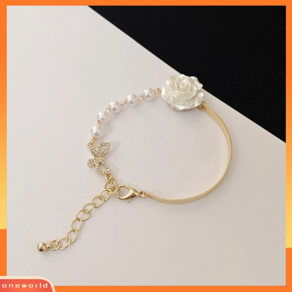 [ONE] Women Bracelet Eye-catching Tahan Aus Tembaga All-Match Women Butterfly Bracelets Hadiah Perhiasan Untuk Gadis