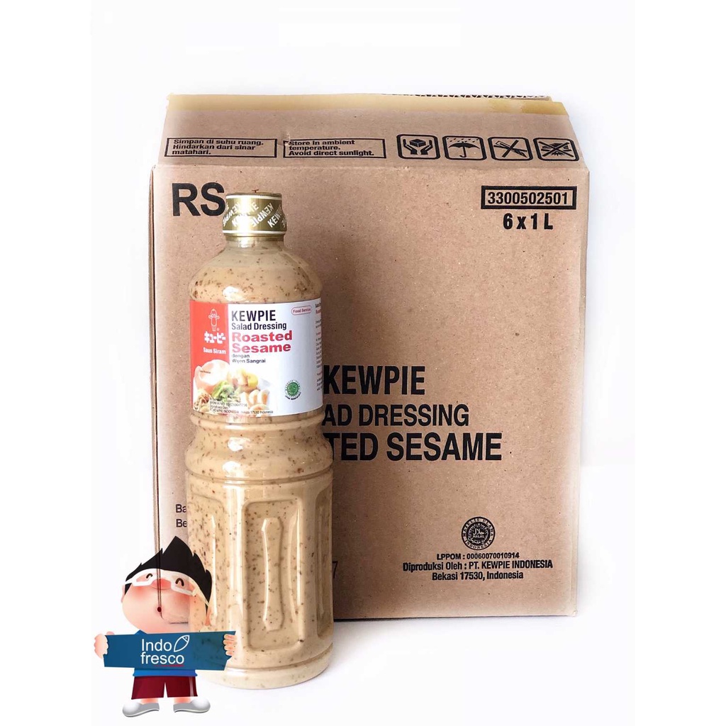 

Kewpie Salad Dressing Roasted Sesame Sauce 1Kg- Saus Salad