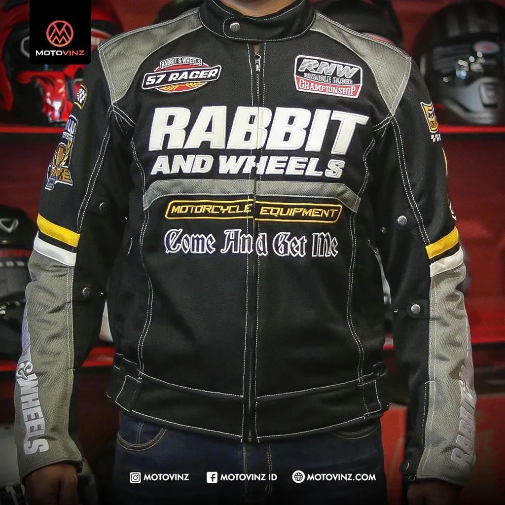 Jual Jaket Touring Rabbit And Wheels Champion New Original Shopee Indonesia