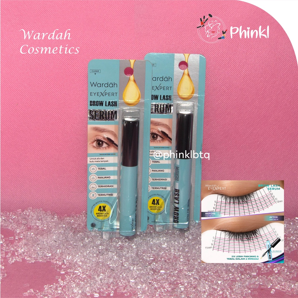 `ღ´ PHINKL `ღ´ Wardah Eyexpert Browlast Serum pemanjang bulu mata menutrisi