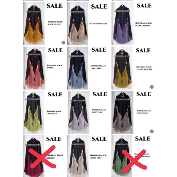 Khimar Sisesa Polos Sale Original