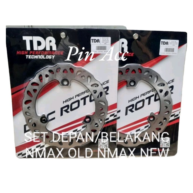 PIRINGAN DISC CAKRAM SET DEPAN/BELAKANG TDR RACING ORIGINAL NMAX OLD NMAX NEW