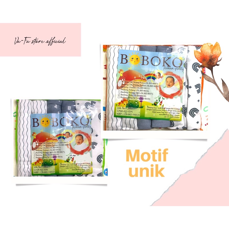 BOBOKO Bedong bayi isi 6