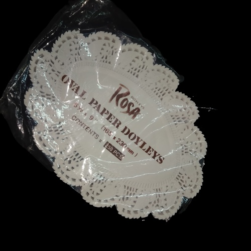 [250pcs] Paper Doyleys Oval Rosa | Paper Doilies Oval Rosa