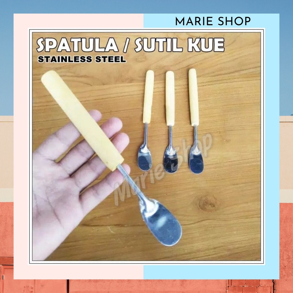 [ SUTIL KUE ] SPATULA KECIL / SODET BIKANG / SUTIL MINI / SPATULA MINI / CODET KUE MINI / SUTIL KUE 