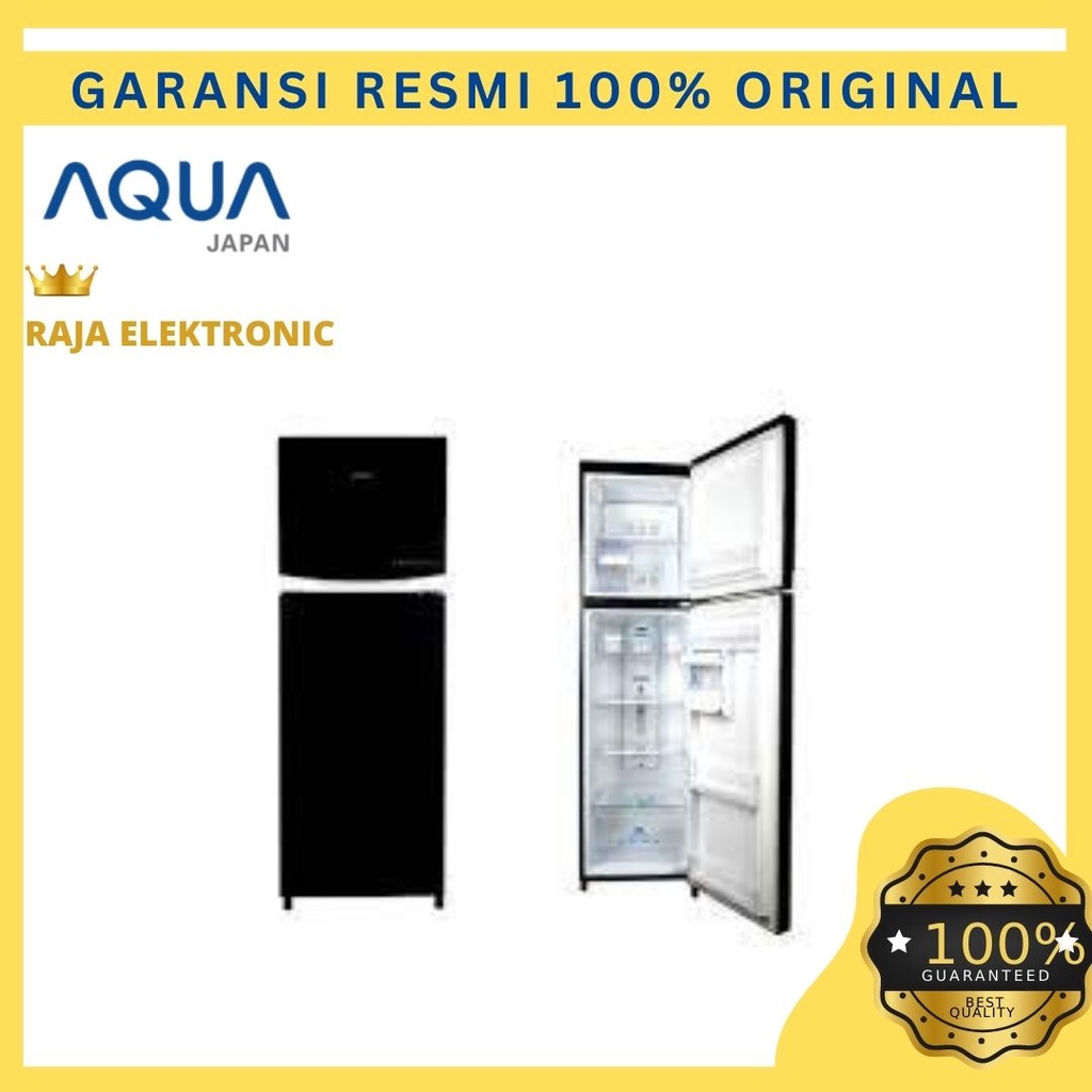AQUA KULKAS 2 PINTU INVERTER AQRD 275RWBK/RBK