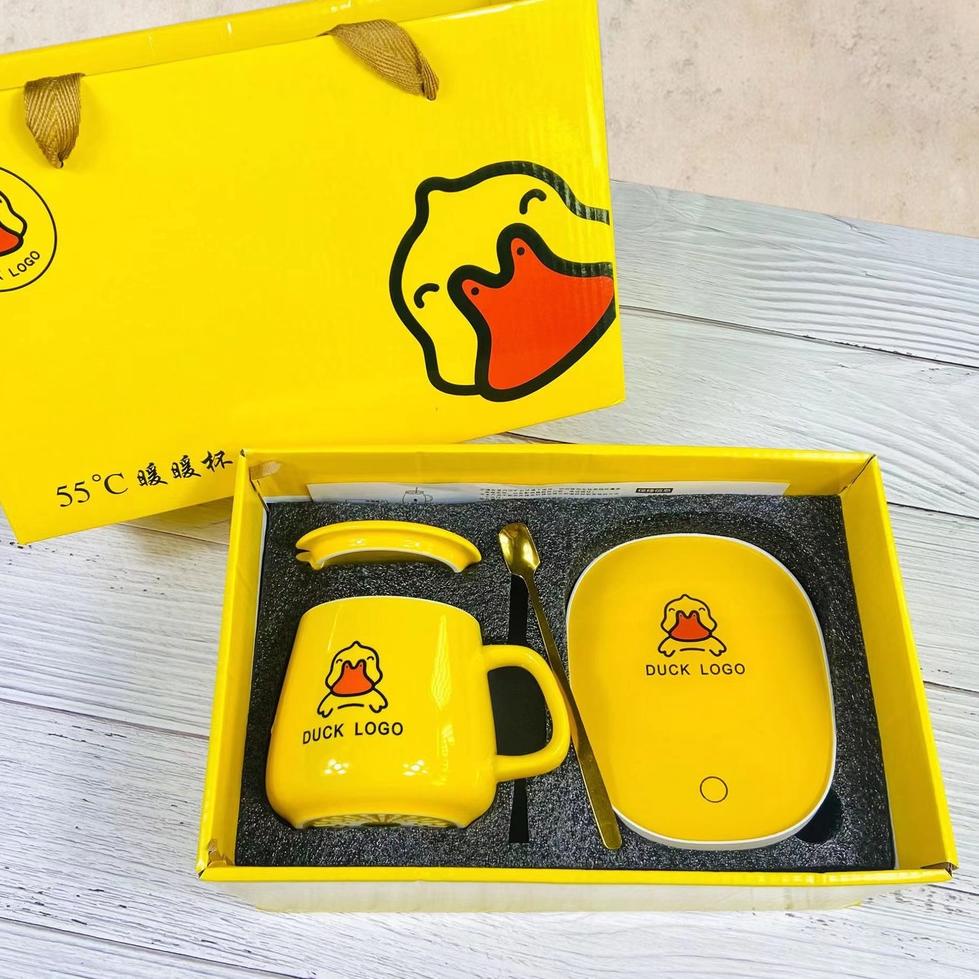 W70M ✅ MUG Cangkir Elektrik Set Keramik Pemanas 55 Derajat Penghanggat Kopi Teh Cup Coffee Warmer Ca