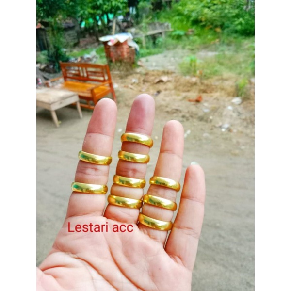 cincin koin logam duwet