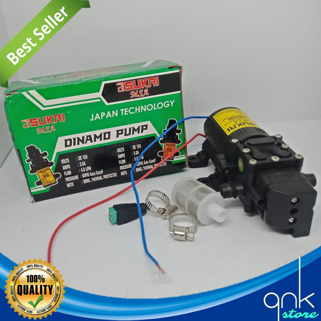 Pompa Air 1 SET 12v High Pressure Kepala Penghisap Pompa Air DC