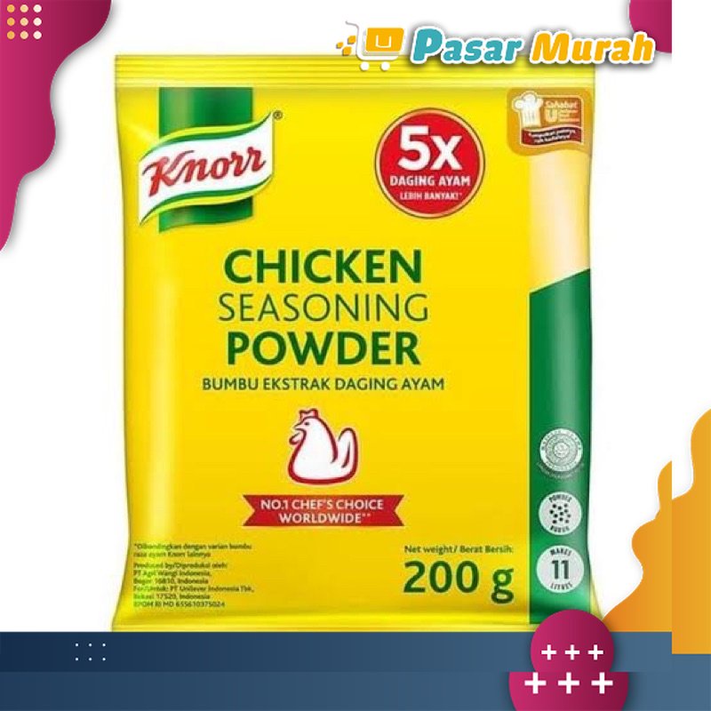 

Knorr Chicken Seasoning Powder 200gr | PASAR MURAH MEDAN