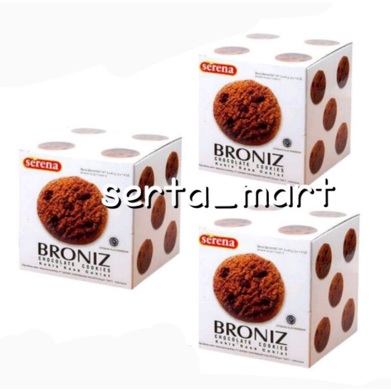 

Serena Broniz Choco Chips 80gr - Monde Cookies Chocolate - Brownies