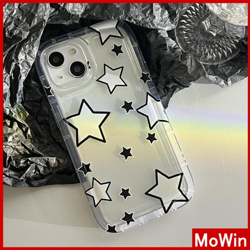For iPhone 14 Pro Max iPhone Case TPU Soft Case Clear Case Airbag Reinforced Shockproof Star Love Simple Compatible For iPhone 13 Pro Max iPhone 12 Pro Max 11 7Plus 8Plus 6Plus XR