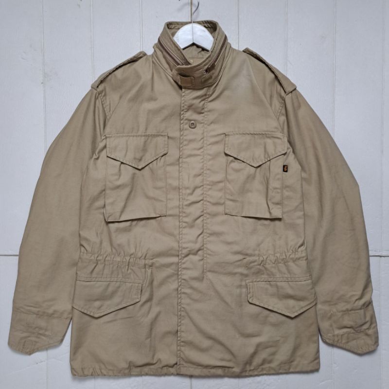 JAKET ALPHA INDUSTRIES FIELD M65 KHAKI SIZE XL