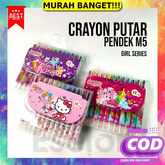 

(Bisa Cod) Krayon Crayon Titi Oil Pastels 55 Warna Besar Hardcase Aman Anti Air Promo Special Kode 396 Crayon Putar Mewarna Pendek Karakter Kartun 12 Warna