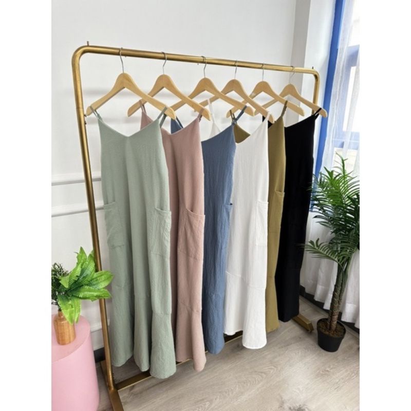 ❤️SIAP KIRIM❤️ Premium Dress Midi Import / Dress Midi Import / Tunik Midi Premium / Dress Korean Pre