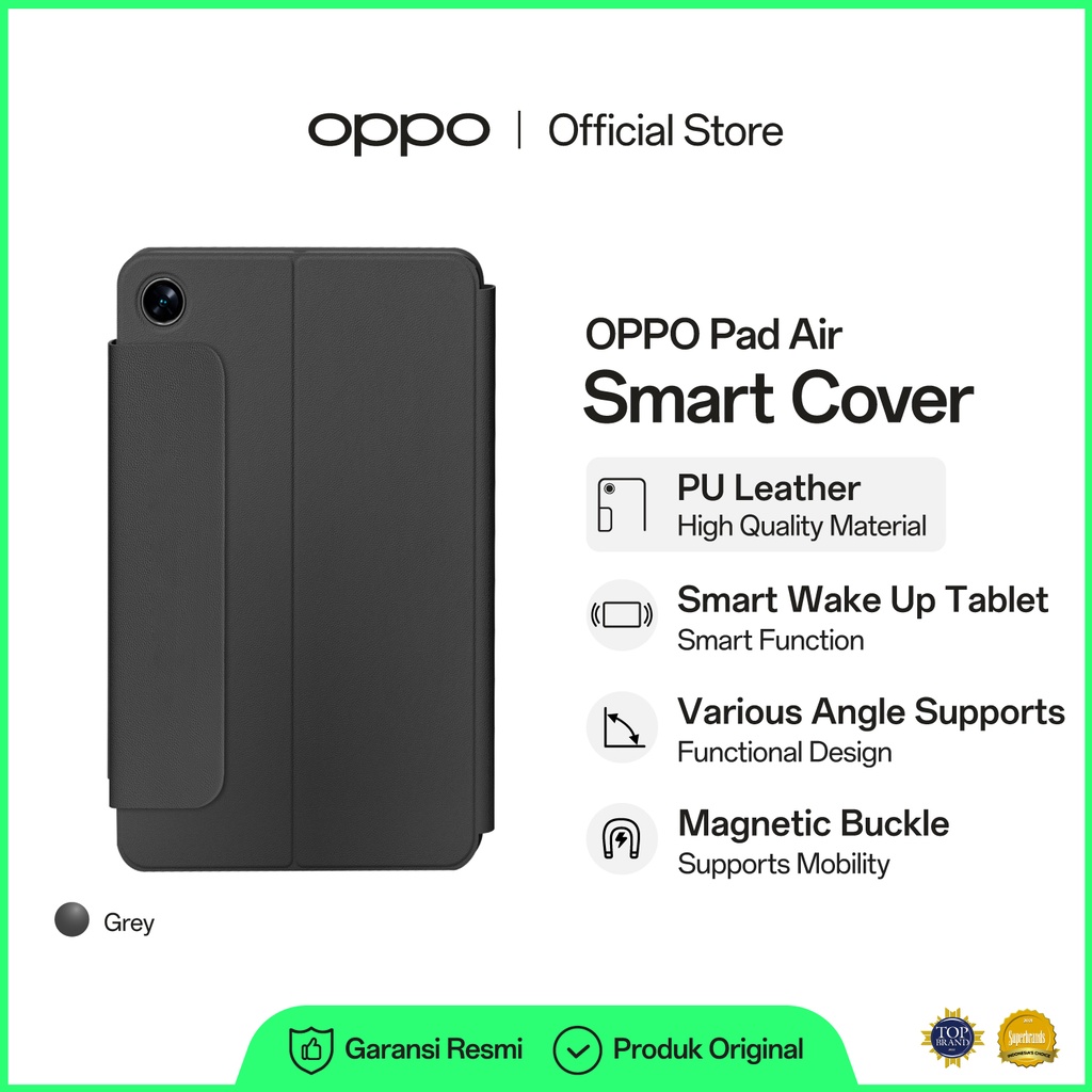 OPPO Pad Air Smart Cover [PU Leather, Magnetic Buckle]