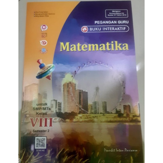 Buku kunci jawaban lks pr interaktif matematika kelas 8 semester 2 Intan Pariwara