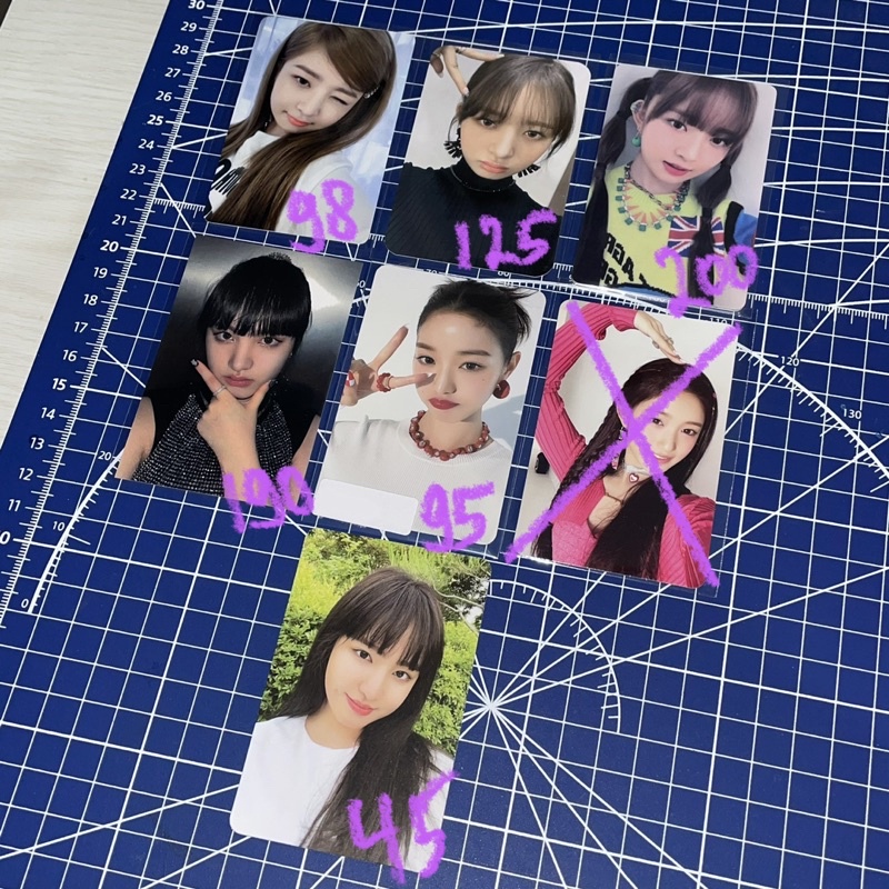 ive pc photocard rei liz wonyoung wony wy afterlike jewel withmuu wm soundwave sw bandina v3 ver 3