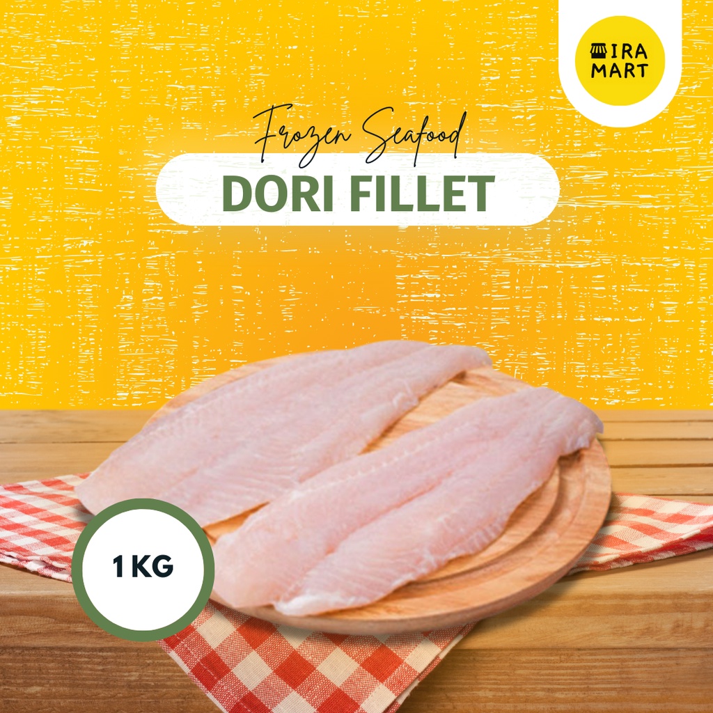 

Dori Fillet 1kg | Frozen Food | Ikan Seafood Beku | Ira Mart